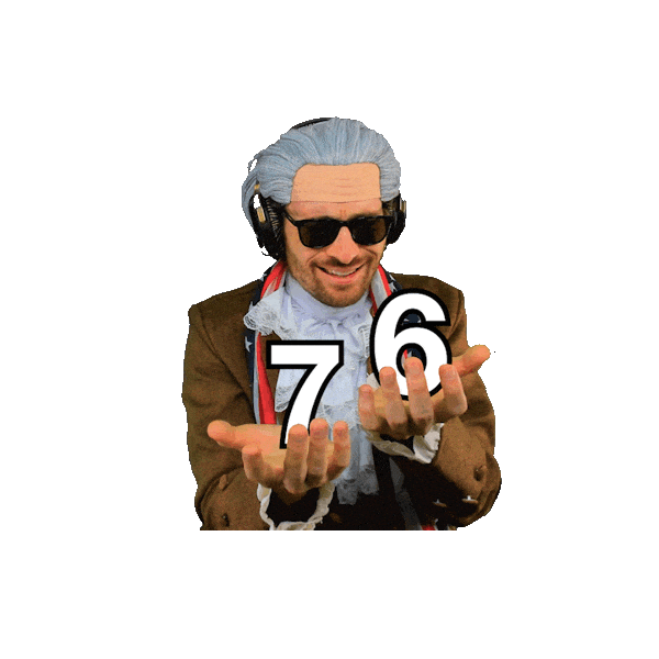 6 7 Independence Sticker