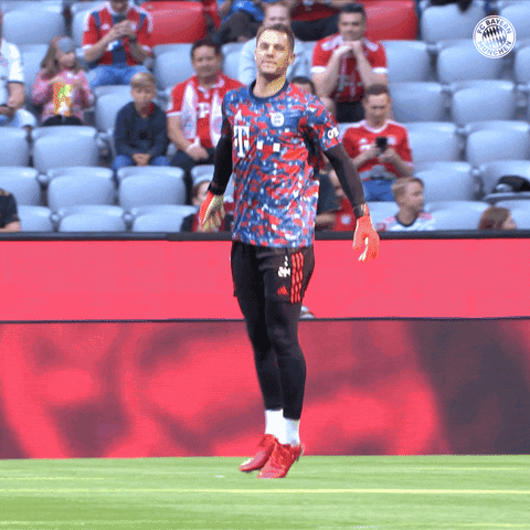 Happy Warm Up GIF by FC Bayern Munich