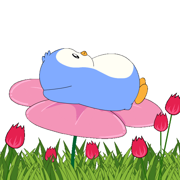 Happy Spring Day Sticker by Pudgy Penguins