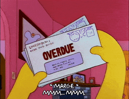 Season 3 Bills GIF by The Simpsons