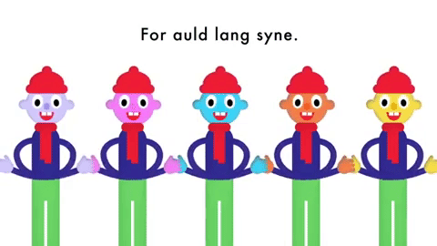 new year pure star kids GIF