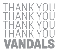 U Of I Thank You Sticker by University of Idaho