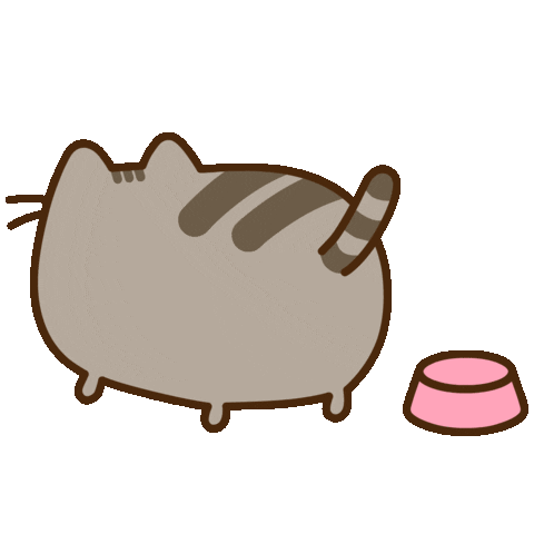 Hungry Cat Sticker by Pusheen