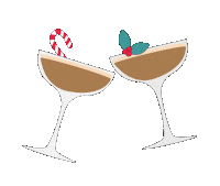 Espresso Martini Christmas Sticker by Content Factory