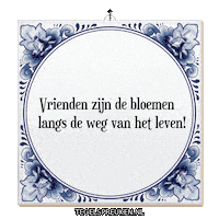 Wijsheid Geluk Sticker by Tegelspreuken.nl