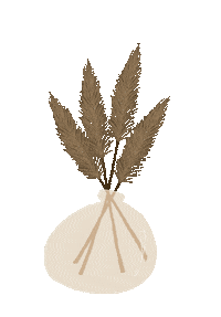 Pampas Grass Home Sticker by Shop Agapé Candles