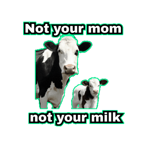 Vegan Milk Sticker by Natur-Clean-up