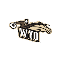 WyomingResidenceLife cowboys wyoming pokes wyo Sticker