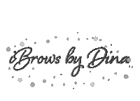 Eyebrows Microblading Sticker by iBrowsByDina