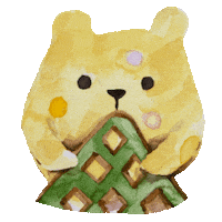 Bear Eat Sticker