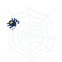 Spider Web Sticker by University of Michigan
