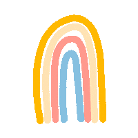 Rainbow Color Sticker