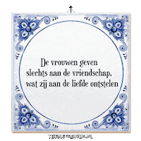 Wijsheid Spreuk Sticker by Tegelspreuken.nl