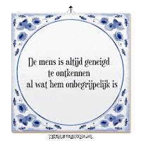 Humor Wijsheid Sticker by Tegelspreuken.nl