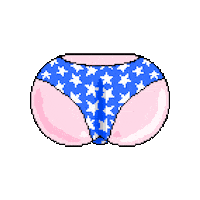 Sexy American Sticker by Deadstream