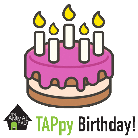 Birthday Tap Sticker by theanimalpad