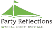 Logo Rentals Sticker by Party Reflections