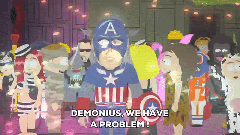 captain america party GIF by South Park 