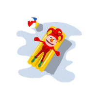 summer orange Sticker by Joko GIFs