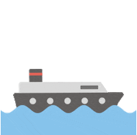 Boat Boot Sticker by Leerdamglasstad.nl