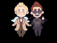 Katsadorkable good omens adorkablegifs katsadorkabledoodles GIF