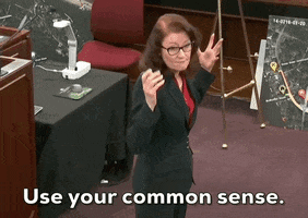 Trial Use Your Common Sense GIF by GIPHY News