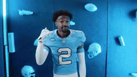 North Carolina Football GIF by UNC Tar Heels