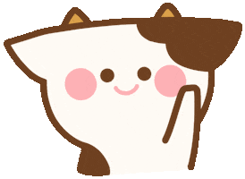 Cow Hello Sticker by Helen Bucher