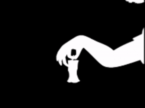 Bad Apple Patchouli GIF