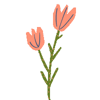 Pink Flower Sticker