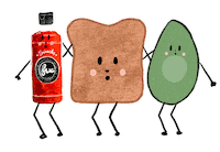 toast avocado Sticker by Fix Hot Sauce