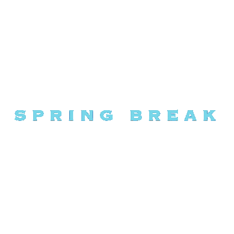 Spring Break Sticker by Gazing Through Glass