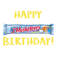 3Musketeers birthday happy birthday bday hbd Sticker