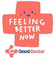 Feeling Better Sticker by GoodDoctor
