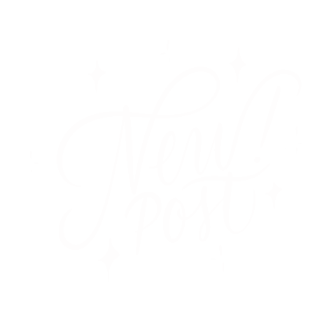 New Post Lettering Sticker