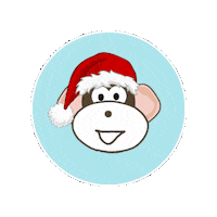 Monkey Sticker by Tots Play