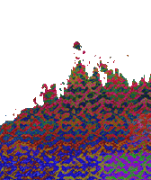 Rainbow Splashing Sticker