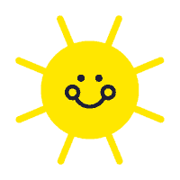 nowu_fr happy summer sun weather Sticker