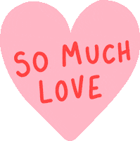 So Much Love Lover Sticker by Poppy Deyes