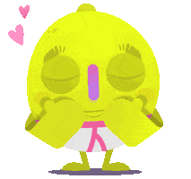 Big Eyes Love Sticker by Mister Lemonade