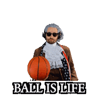 Hooping Love Basketball Sticker