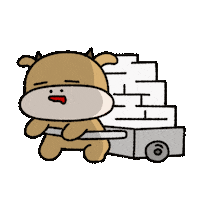 牛 Sigh Sticker