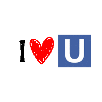 I Love You Heart Sticker by MVG