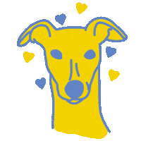Rescue Dog Sticker by Greyhound Rescue