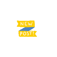 New Post Hound Sticker by Greyhound Rescue