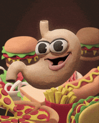 Hot Dog Snack Time GIF