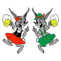 CV_De_Kaninefaaten carnaval bier tirol apresski Sticker
