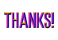 Thanks Love Sticker by Mat Voyce
