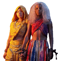 Staring Amandla Stenberg Sticker by Children of Blood and Bone