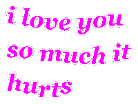 I Love Sticker by Alissandra